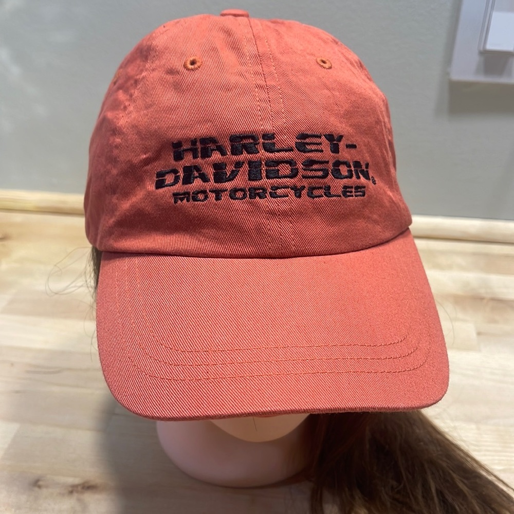 ORANGE CLASSIC HARLEY-DAVIDSON HAT